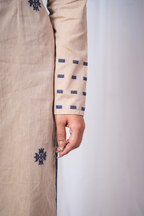 ETA Anou Premium Cotton Khaki Kurta Set