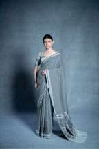 Marei Pareng Saree – Quarry Black