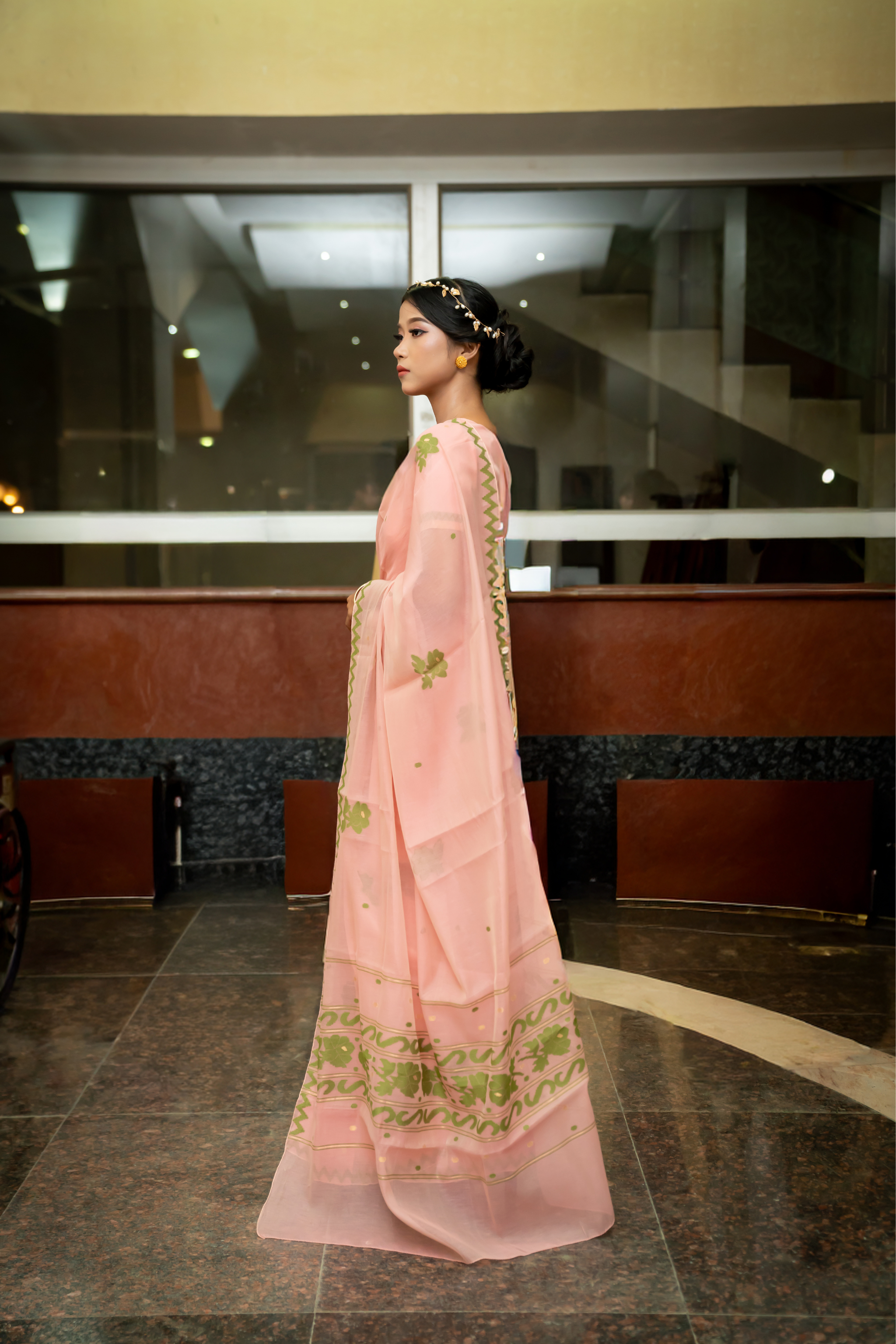 SS Saree – Dusty Rose