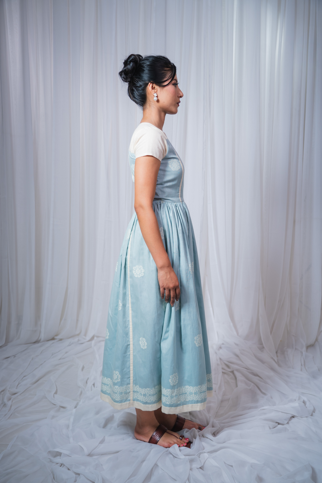 ETA Eya Fusion Kurti Set – Turquoise
