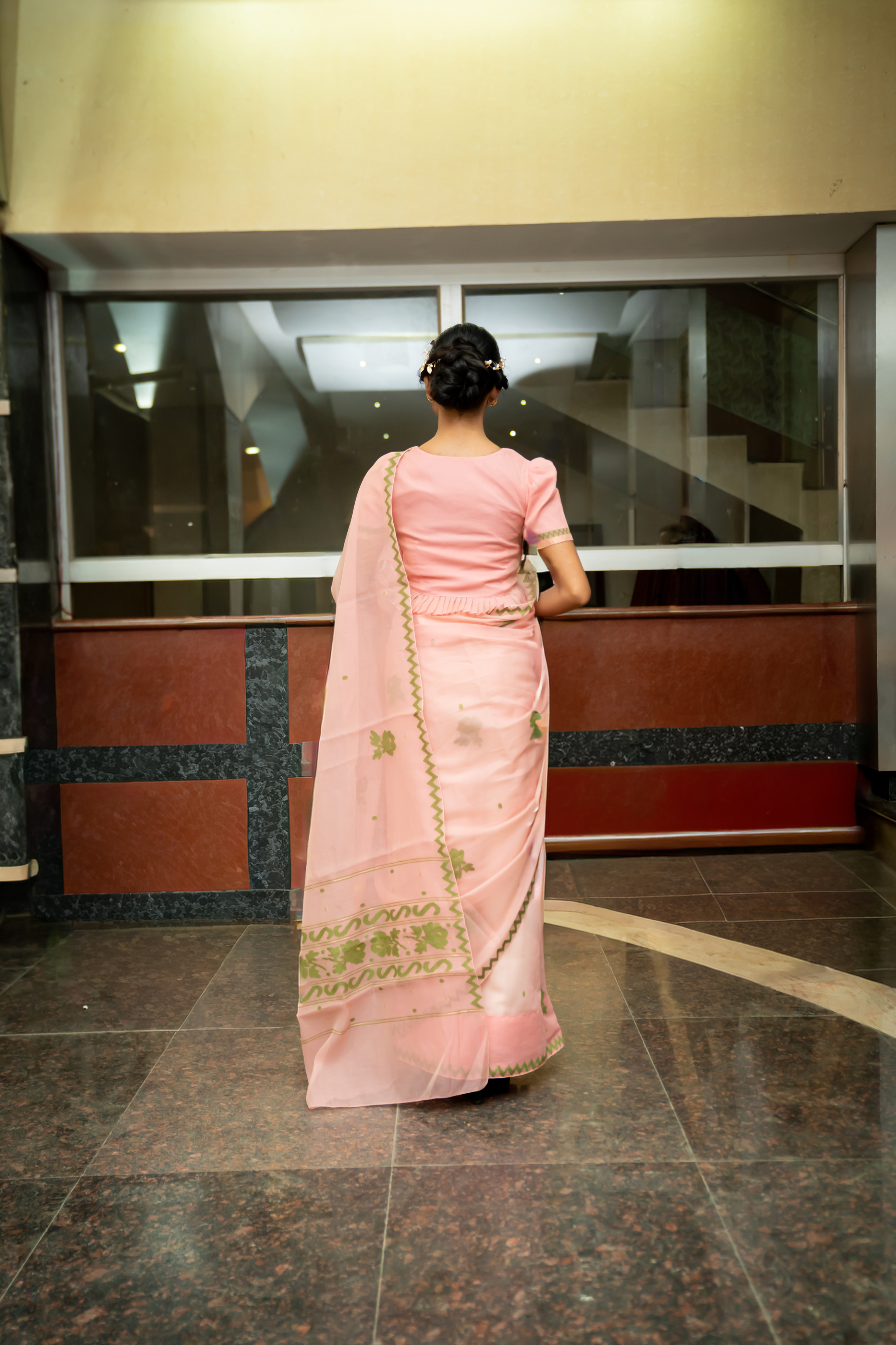 SS Saree – Dusty Rose