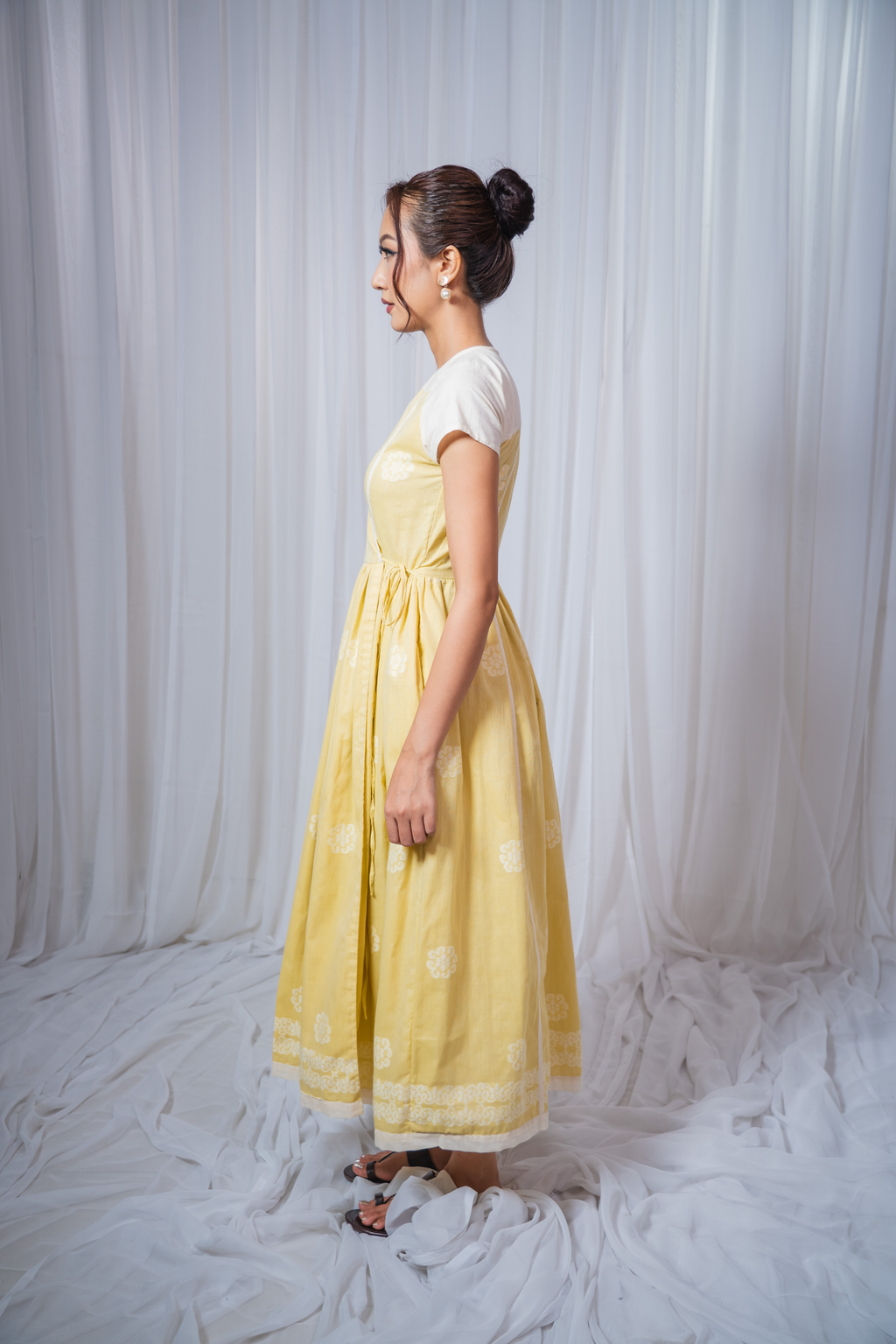 ETA Eya Fusion Kurti Set – Yellow