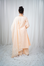 ETA Ahum Premium Cotton Peach Kurta Set