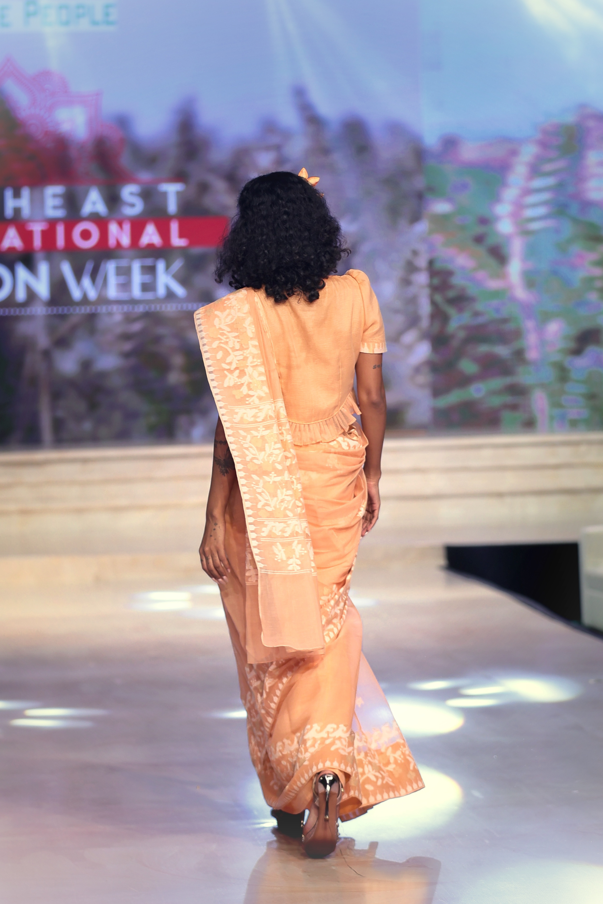 Ema Saree Peach