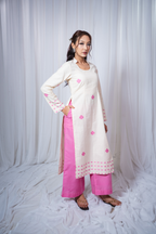 ETA Anou Premium Cotton Pink Kurta Set
