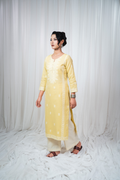 ETA Leima – Yellow Kurti Set