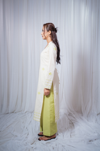 Eta Anou Fusion Kurti Set – Pista Green