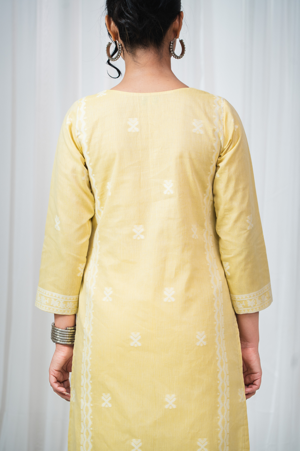 ETA Leima – Yellow Kurti Set