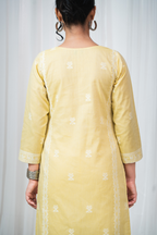 ETA Leima – Yellow Kurti Set