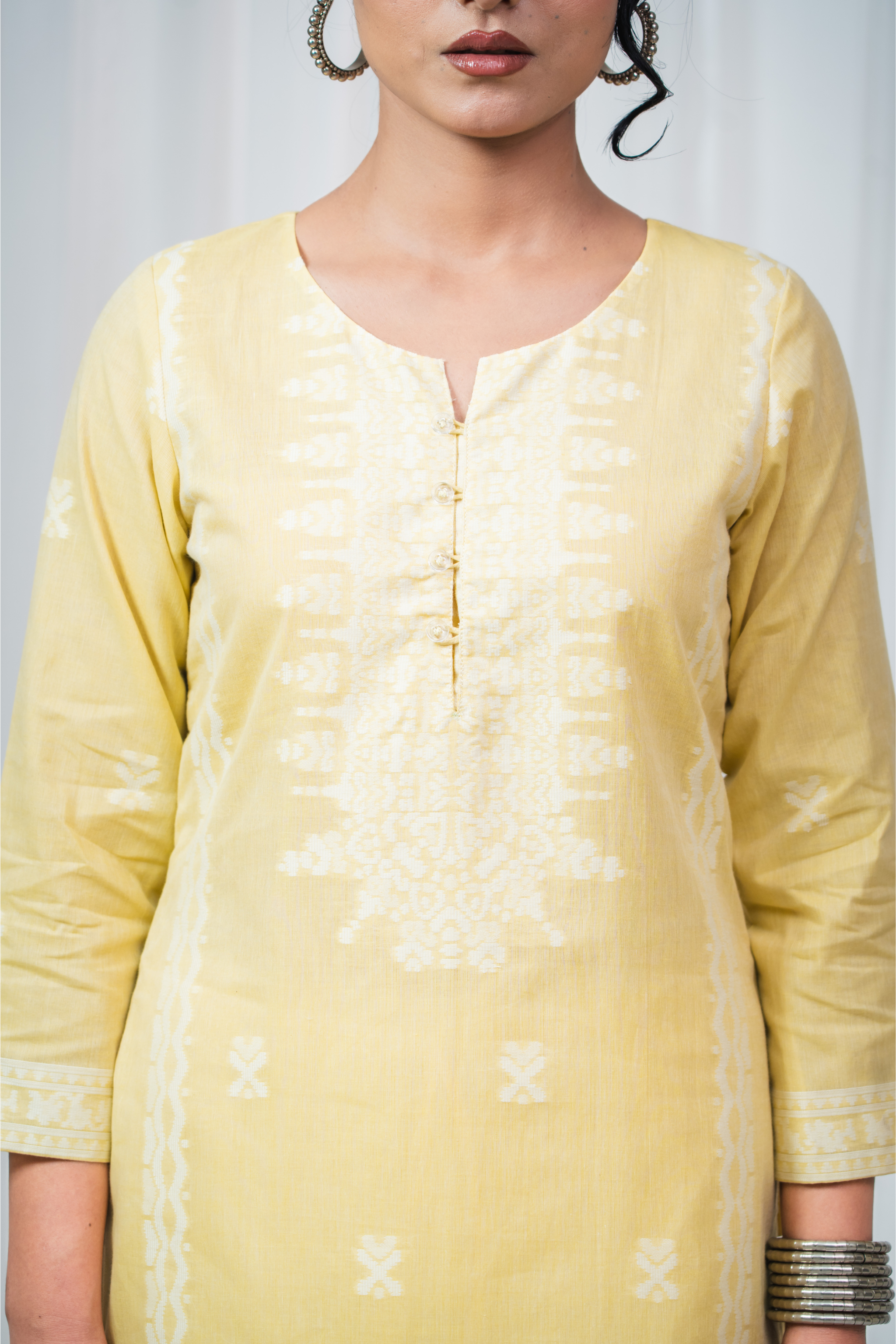 ETA Leima – Yellow Kurti Set