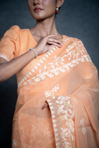 Ema Saree – Peach