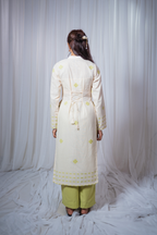 Eta Anou Fusion Kurti Set – Pista Green