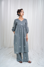 ETA Ebema Premium Cotton Black Kurta Set
