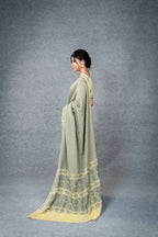 Marei Pareng Saree – Gold Grey
