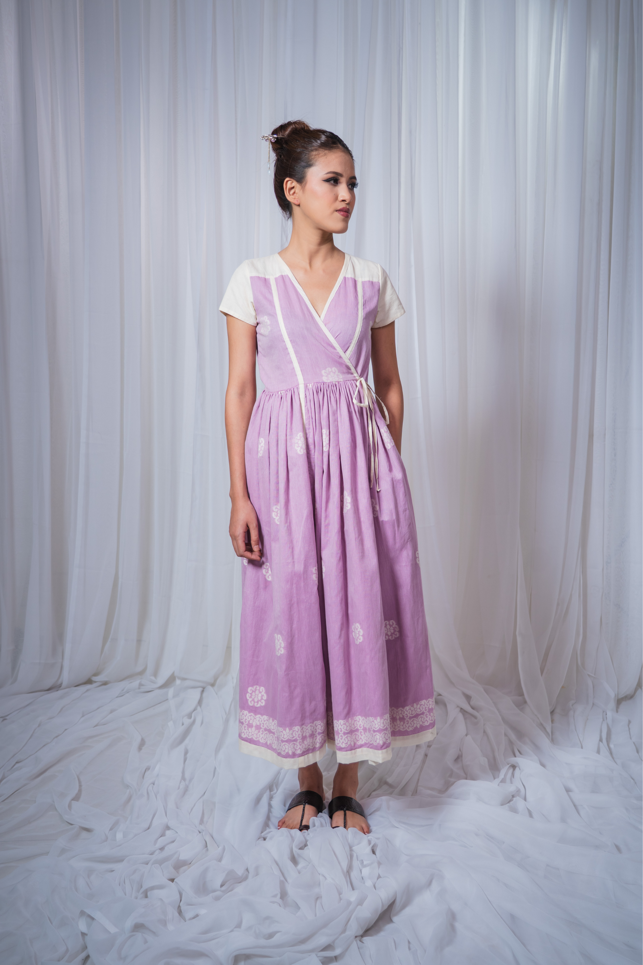 ETA Eya Fusion Kurti Set – Lavender
