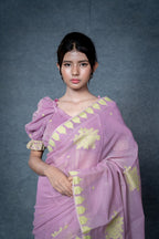 Floral 01 Saree – Lilac