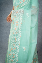 Ema Saree – Turquoise