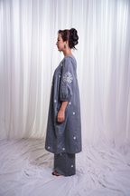 ETA Ebema Premium Cotton Black Kurta Set