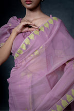 Floral 01 Saree – Lilac