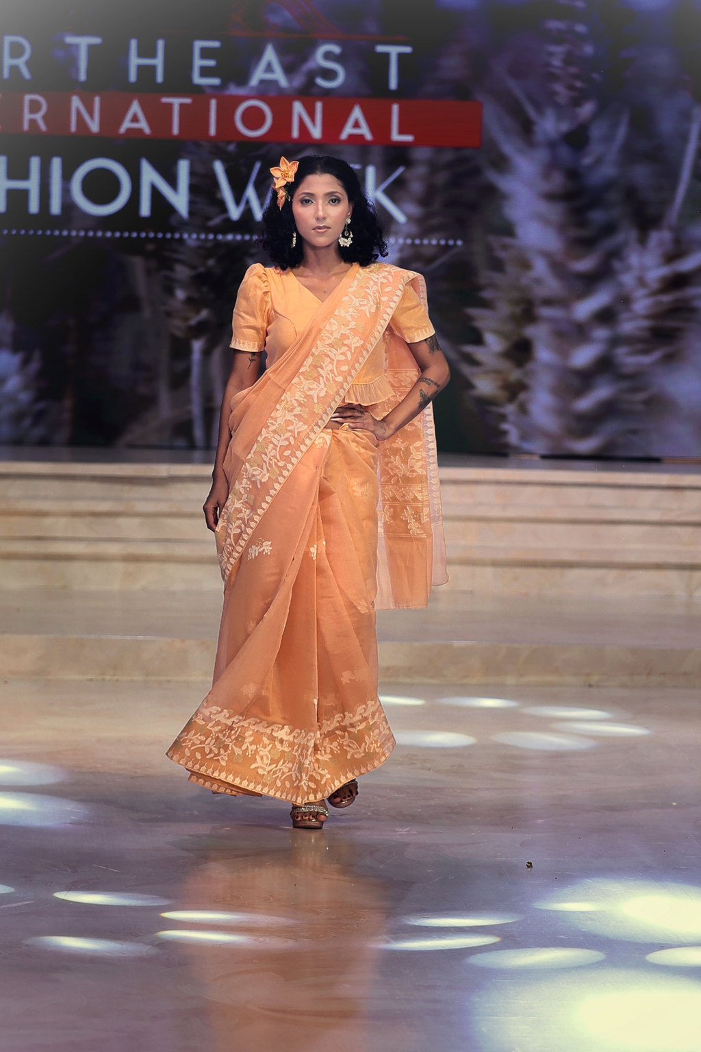 Ema Saree Peach