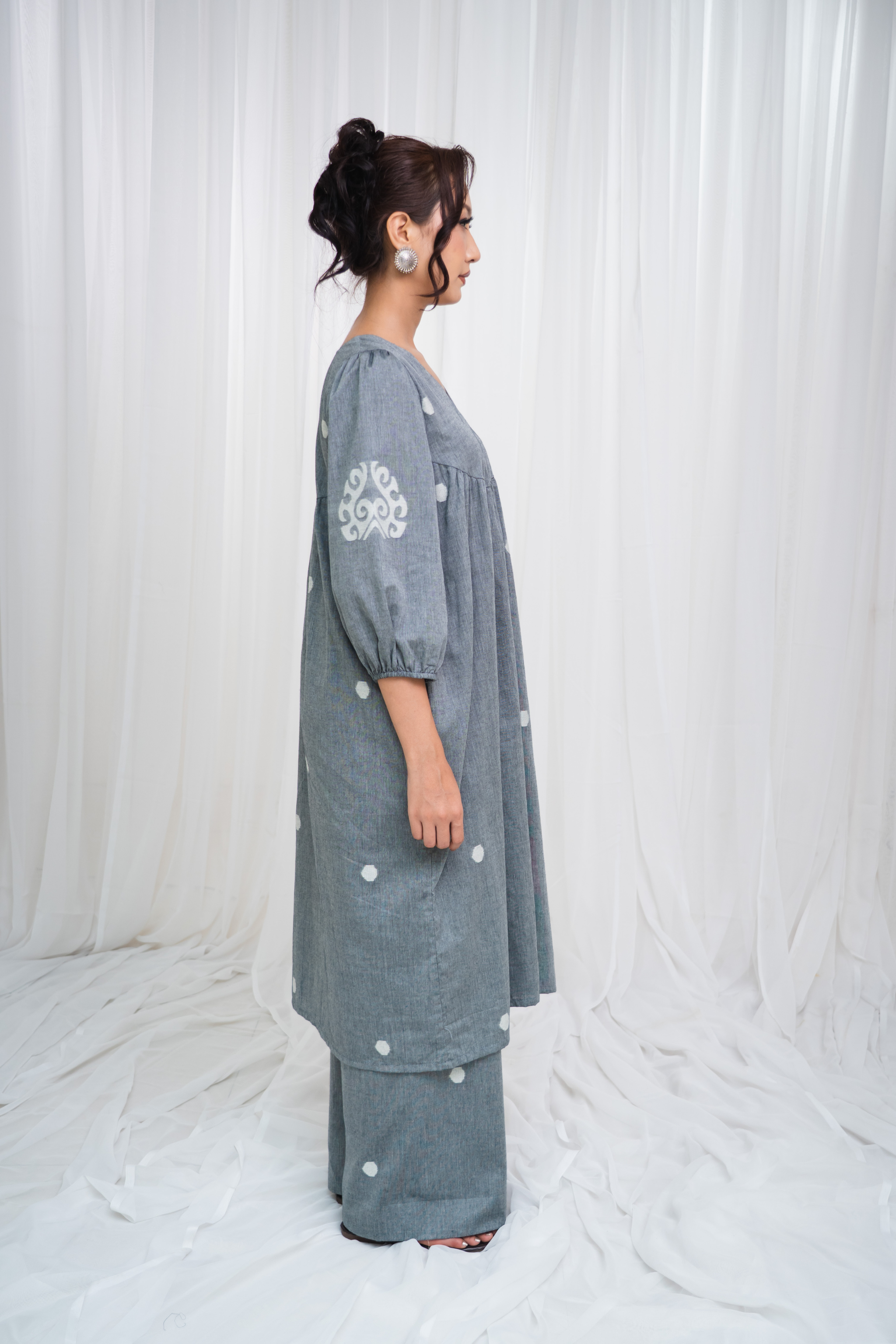 ETA Ebema Premium Cotton Black Kurta Set