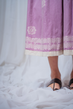 ETA Eya Fusion Kurti Set – Lavender