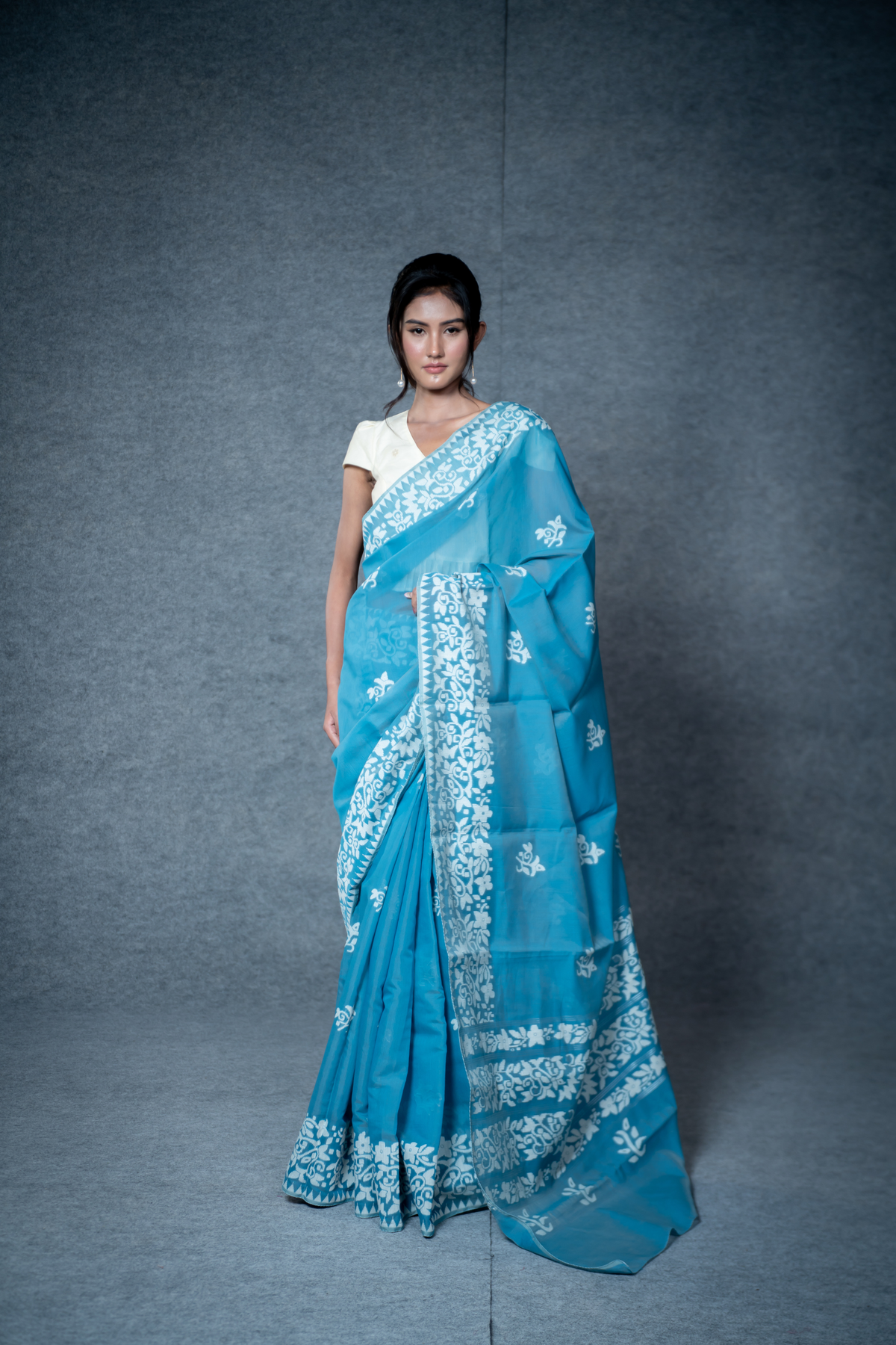 Floral 00 Cobalt