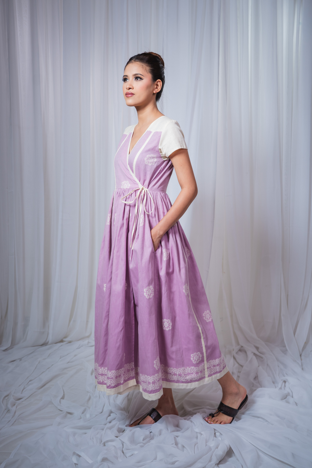 ETA Eya Fusion Kurti Set – Lavender