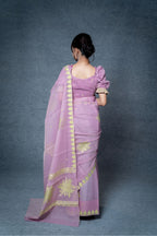 Floral 01 Saree – Lilac