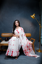 Geo Heritage Saree – Red