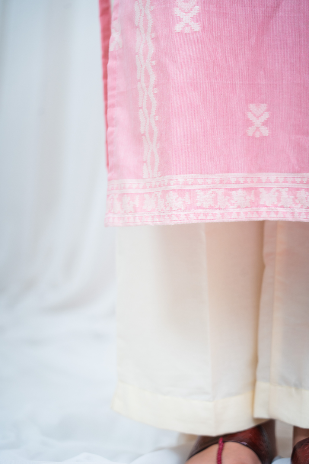 ETA Leima – Baby Pink Kurti Set