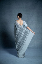 Marei Pareng Saree – Quarry Black