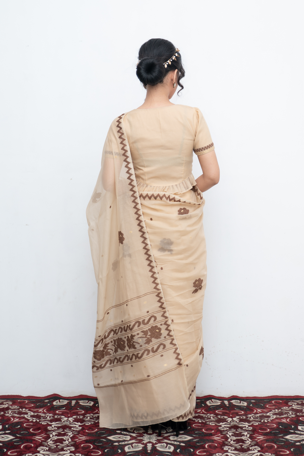 SS Saree – Soft Beige