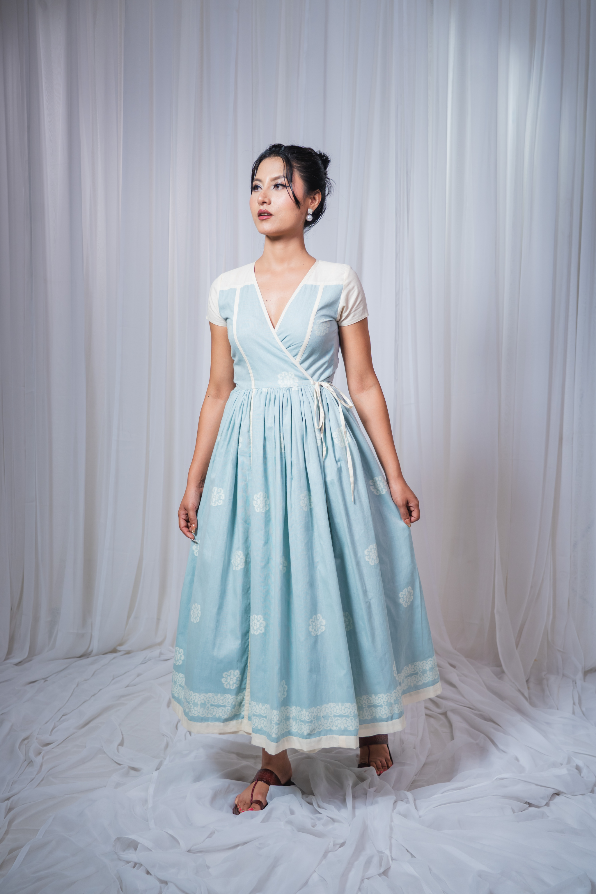 ETA Eya Fusion Kurti Set – Turquoise