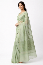 Angoor Saree Basil