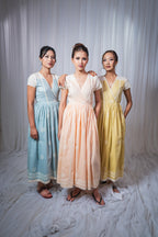 ETA Eya Fusion Kurti Set- Peach