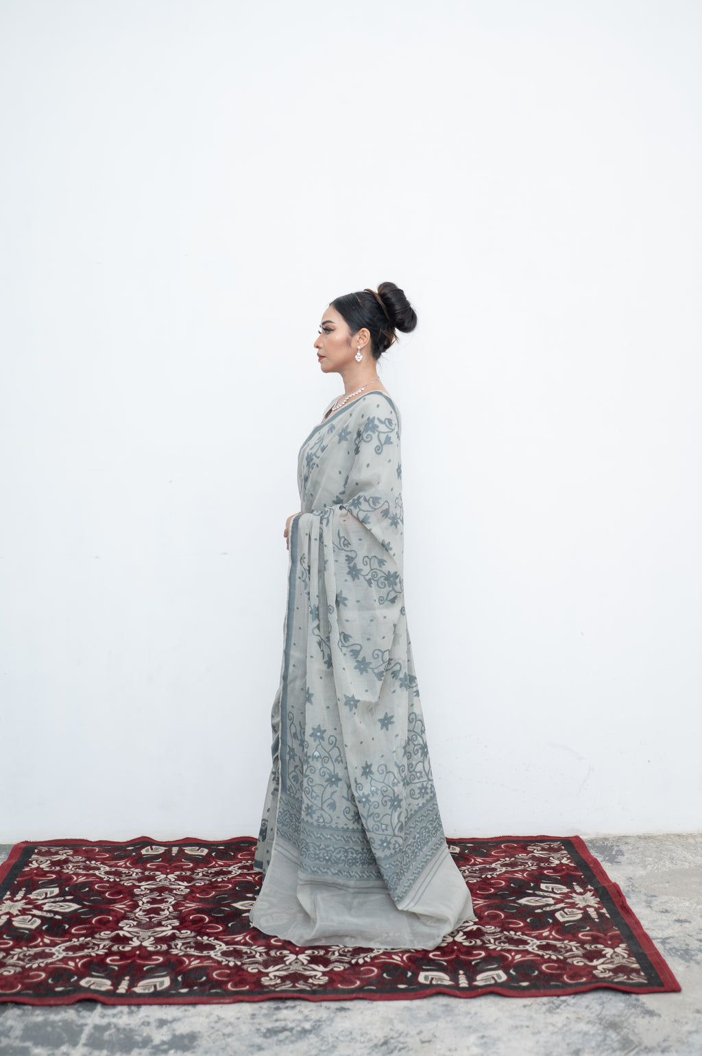 RK Tamphasana Quarry Handloom Silk Phanek Set