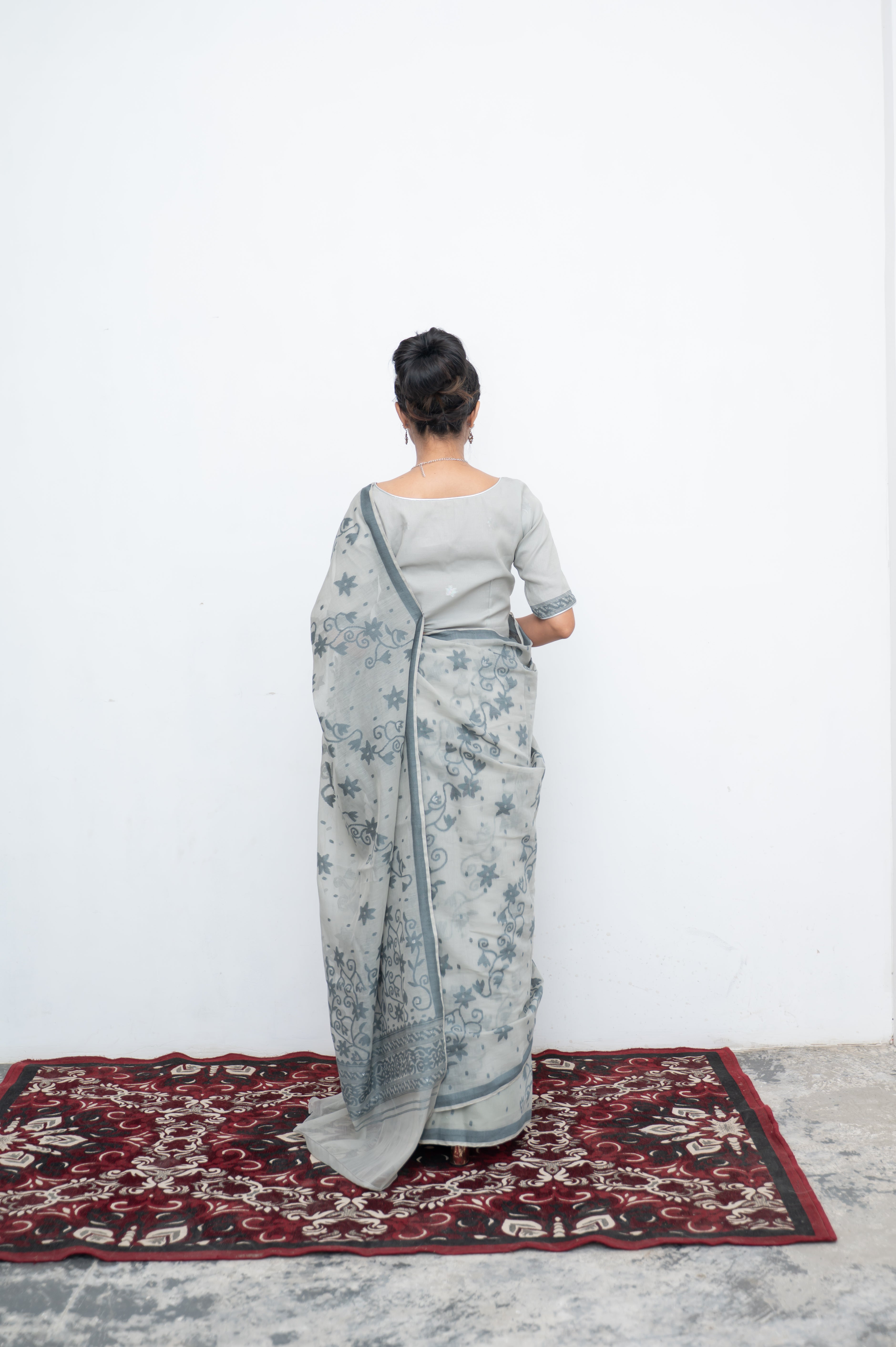 RK Tamphasana Quarry Handloom Silk Phanek Set