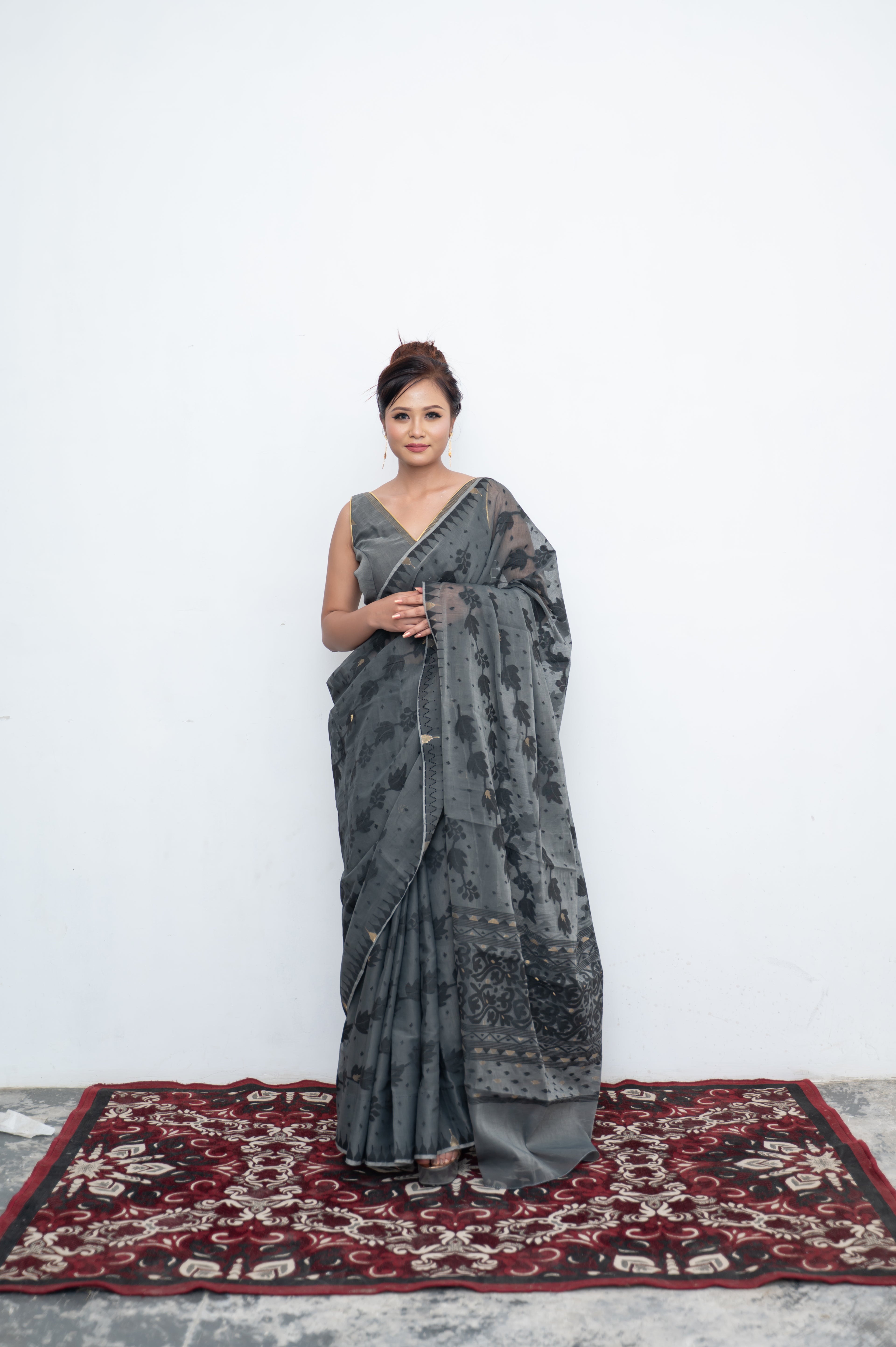 Angoor Saree Black