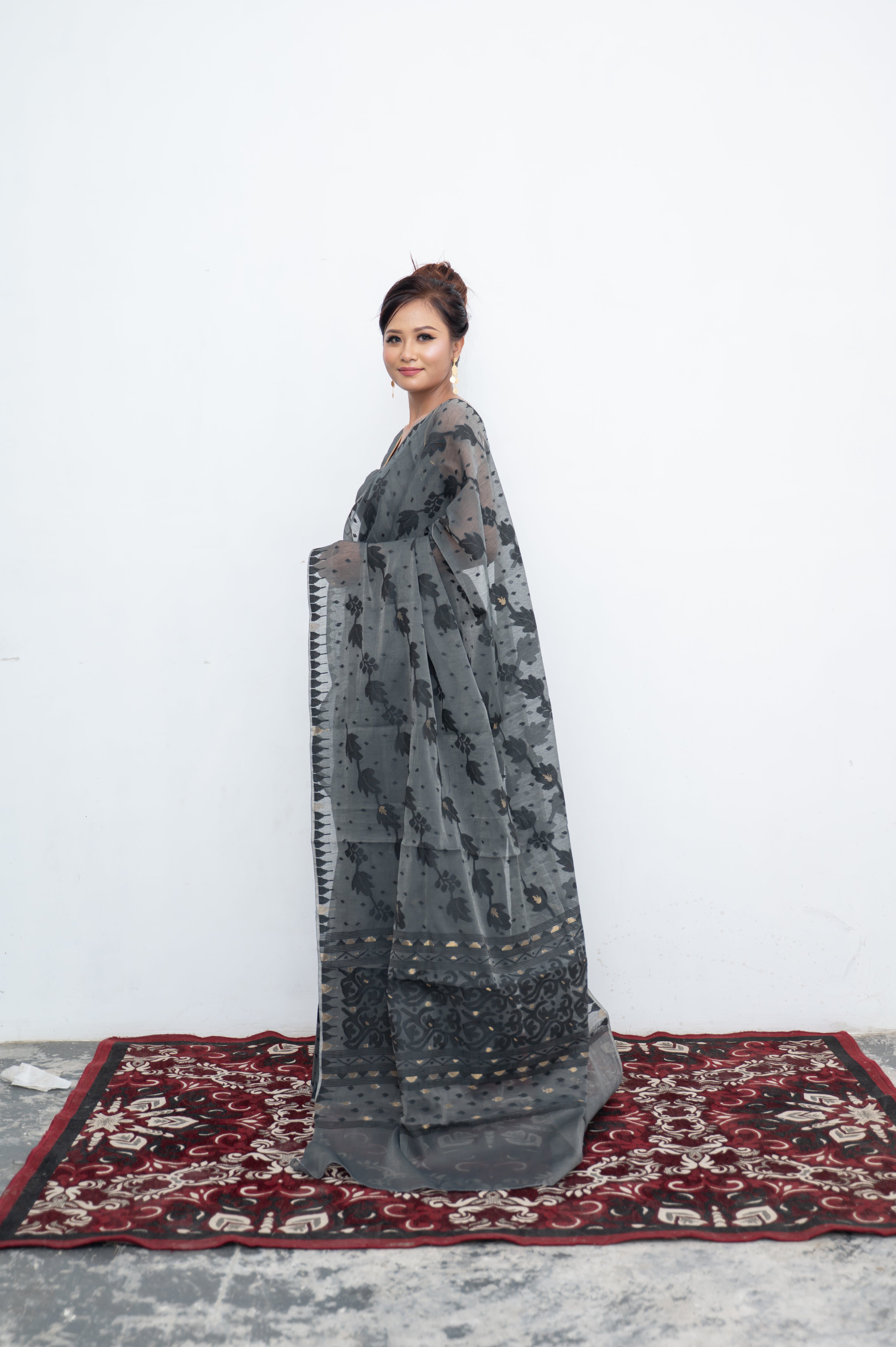 Angoor Saree Black