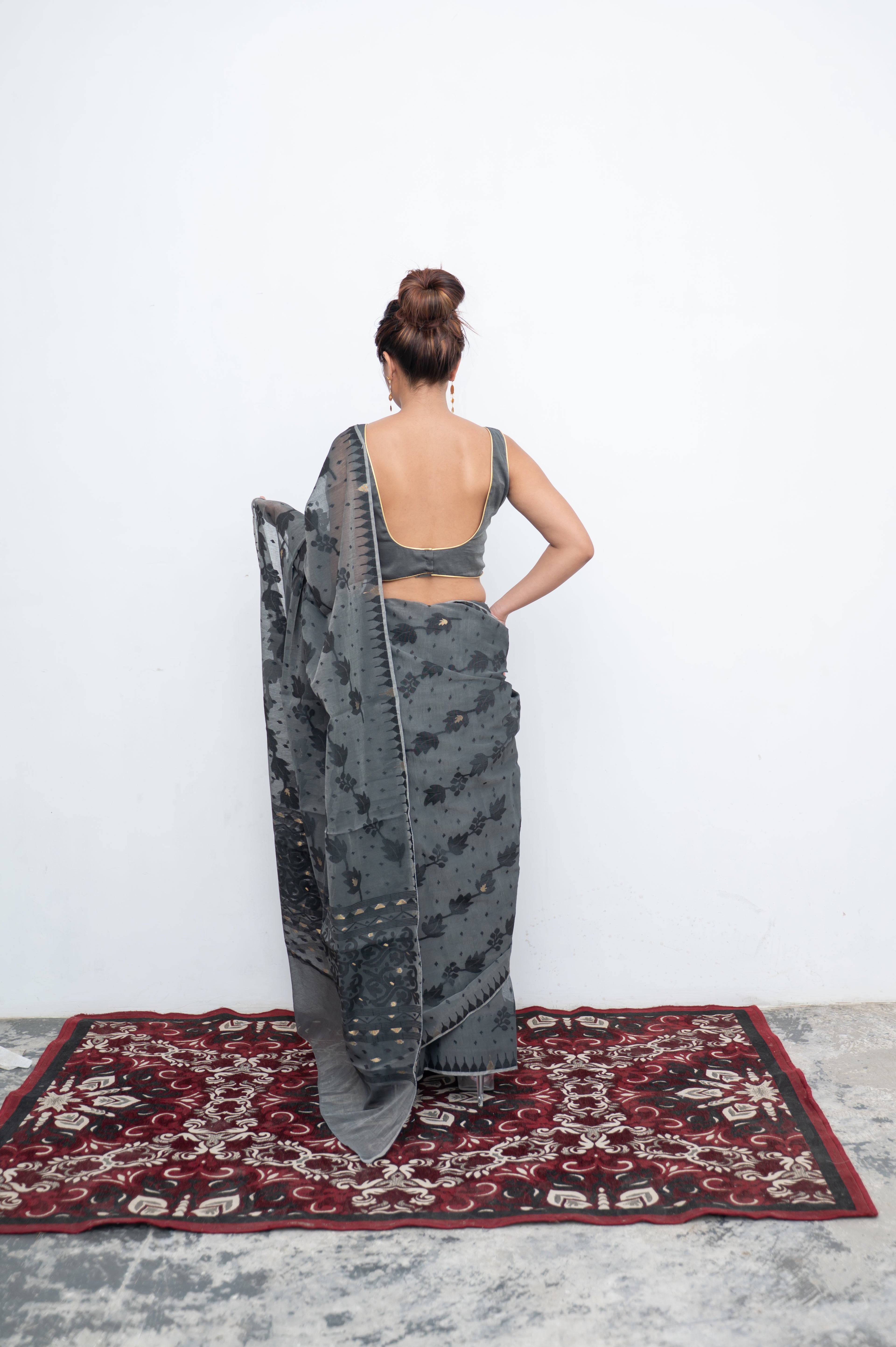 Angoor Saree Black