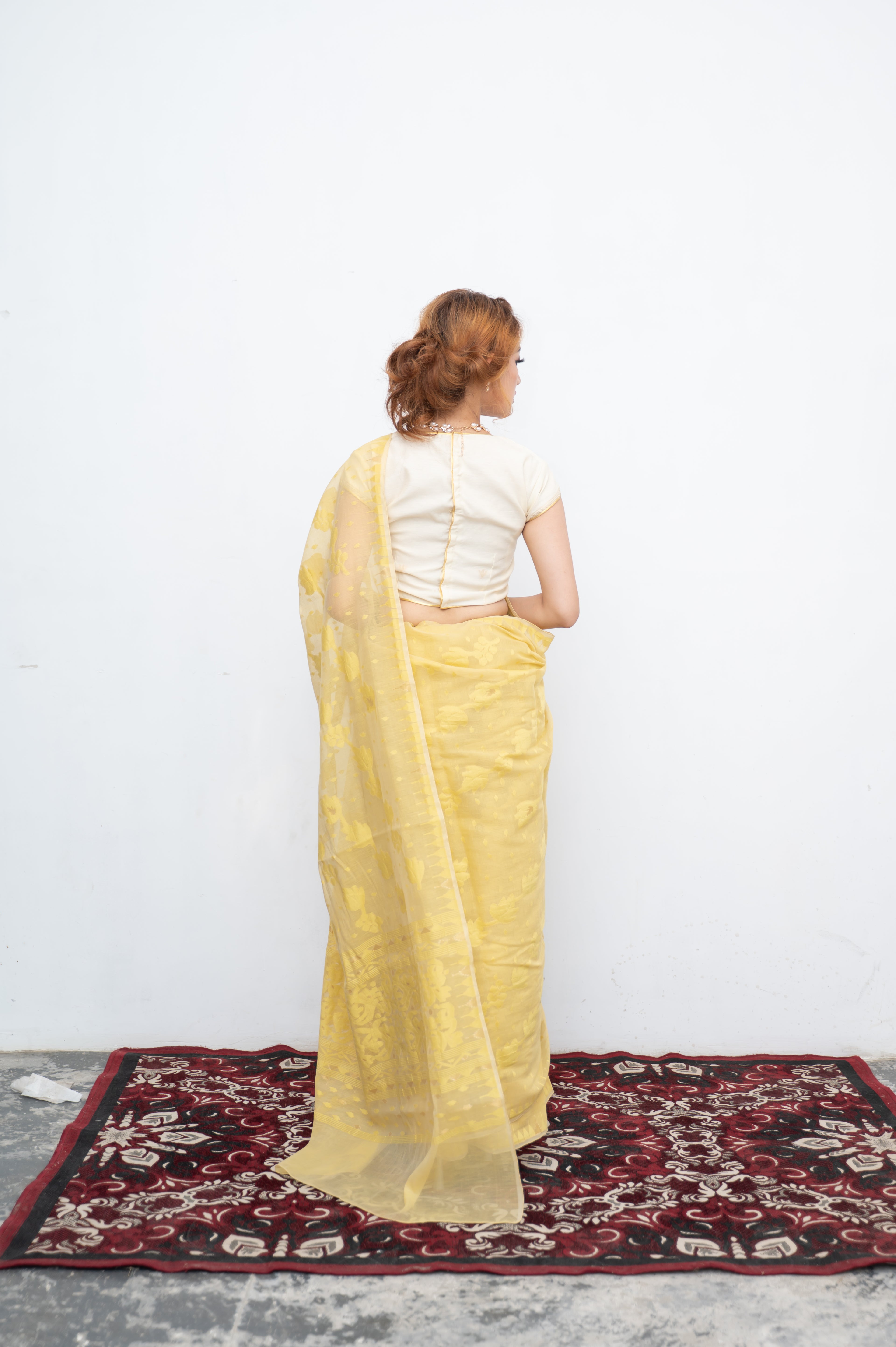 Angoor Saree Sunshine Yellow