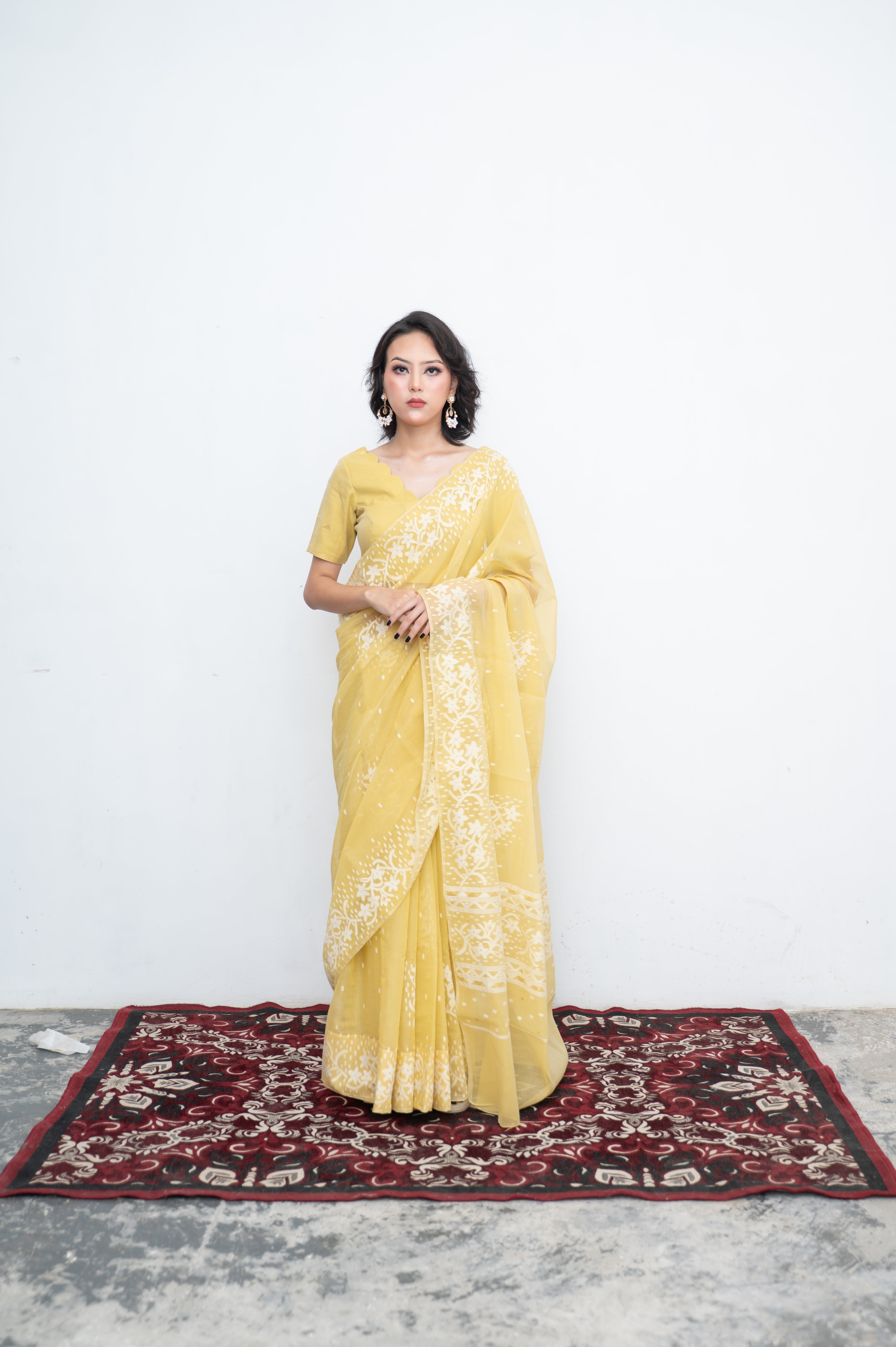 Leirang Saree Yellow