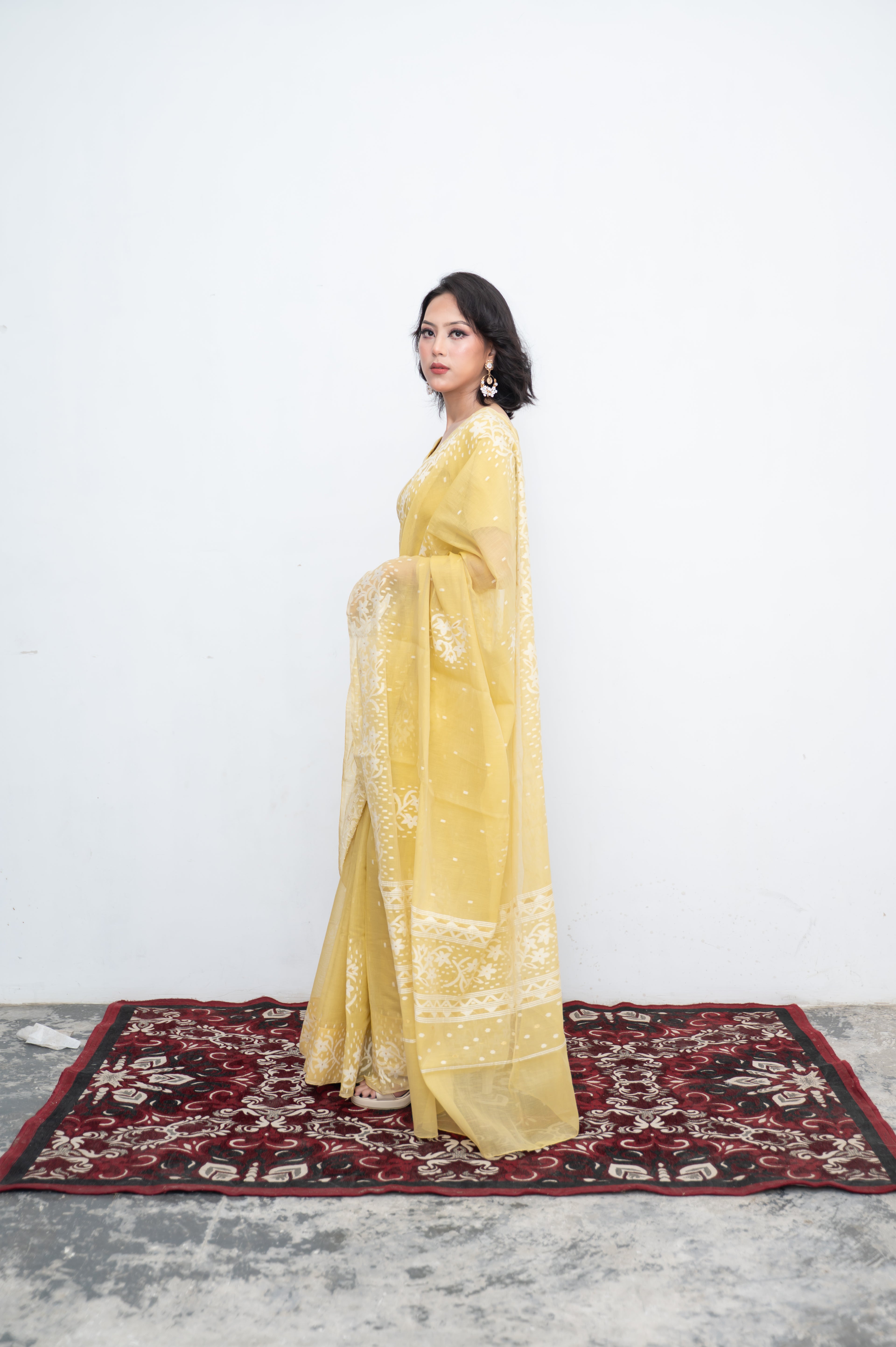 Leirang Saree Yellow