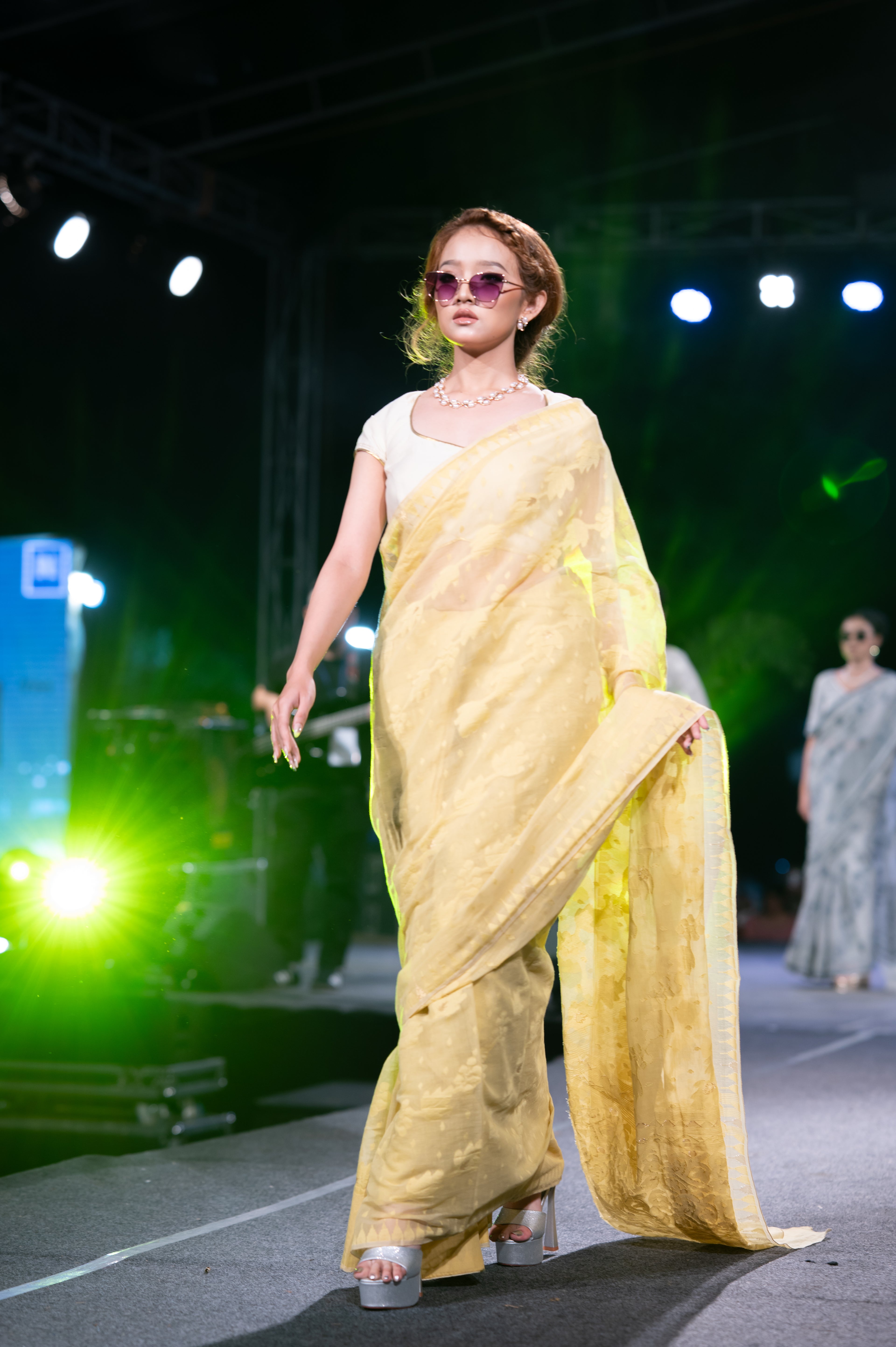 Angoor Saree Sunshine Yellow