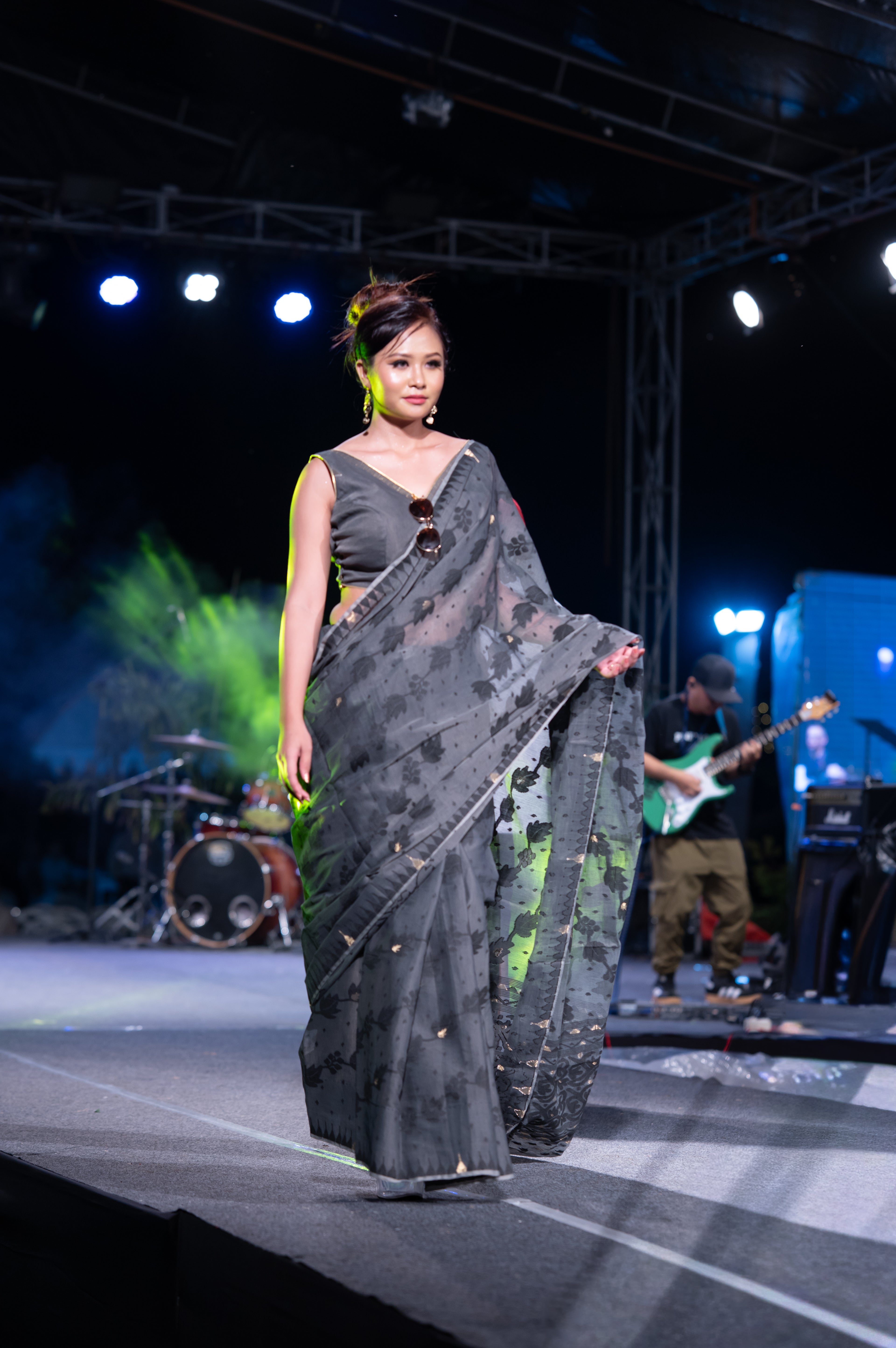 Angoor Saree Black