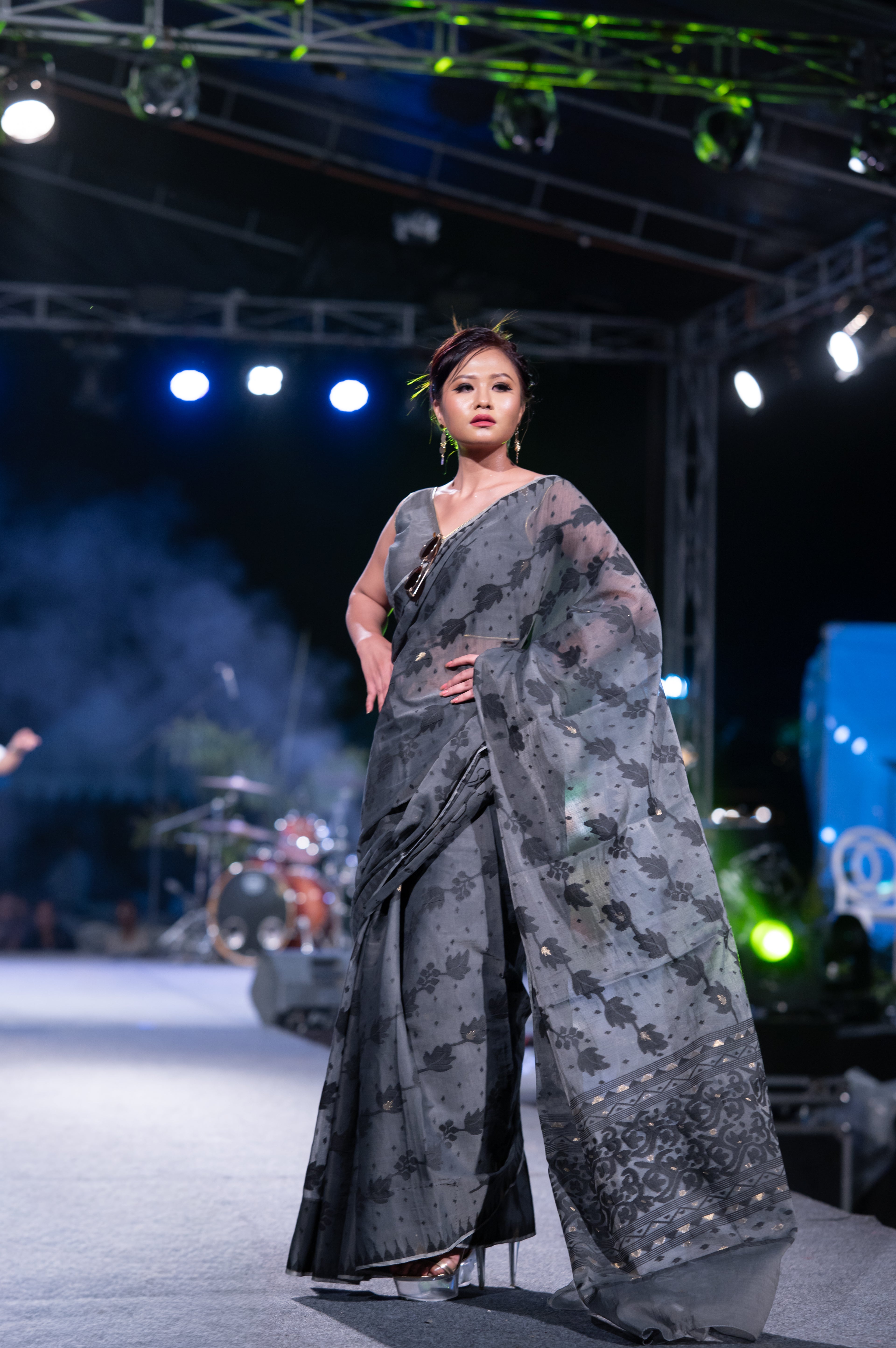 Angoor Saree Black