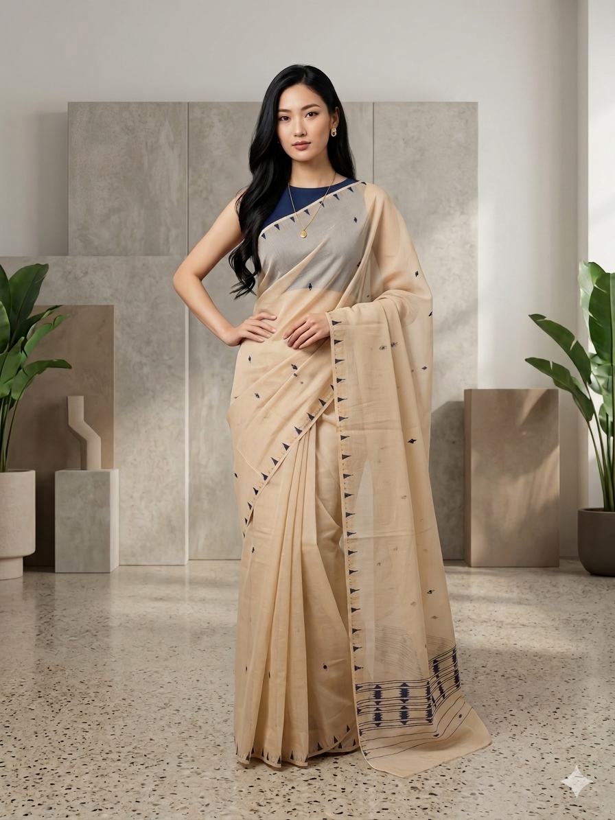 Everyday Saree – Tusser