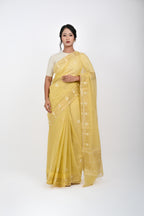 Classic Motif Saree – Yellow