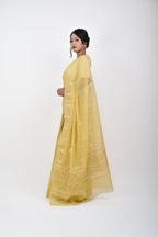Classic Motif Saree – Yellow